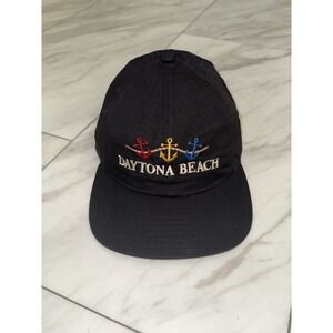 Vintage Daytona Beach Made in USA 80s 90s Snapback Trucker Hat Strap Cap VTG Y2K